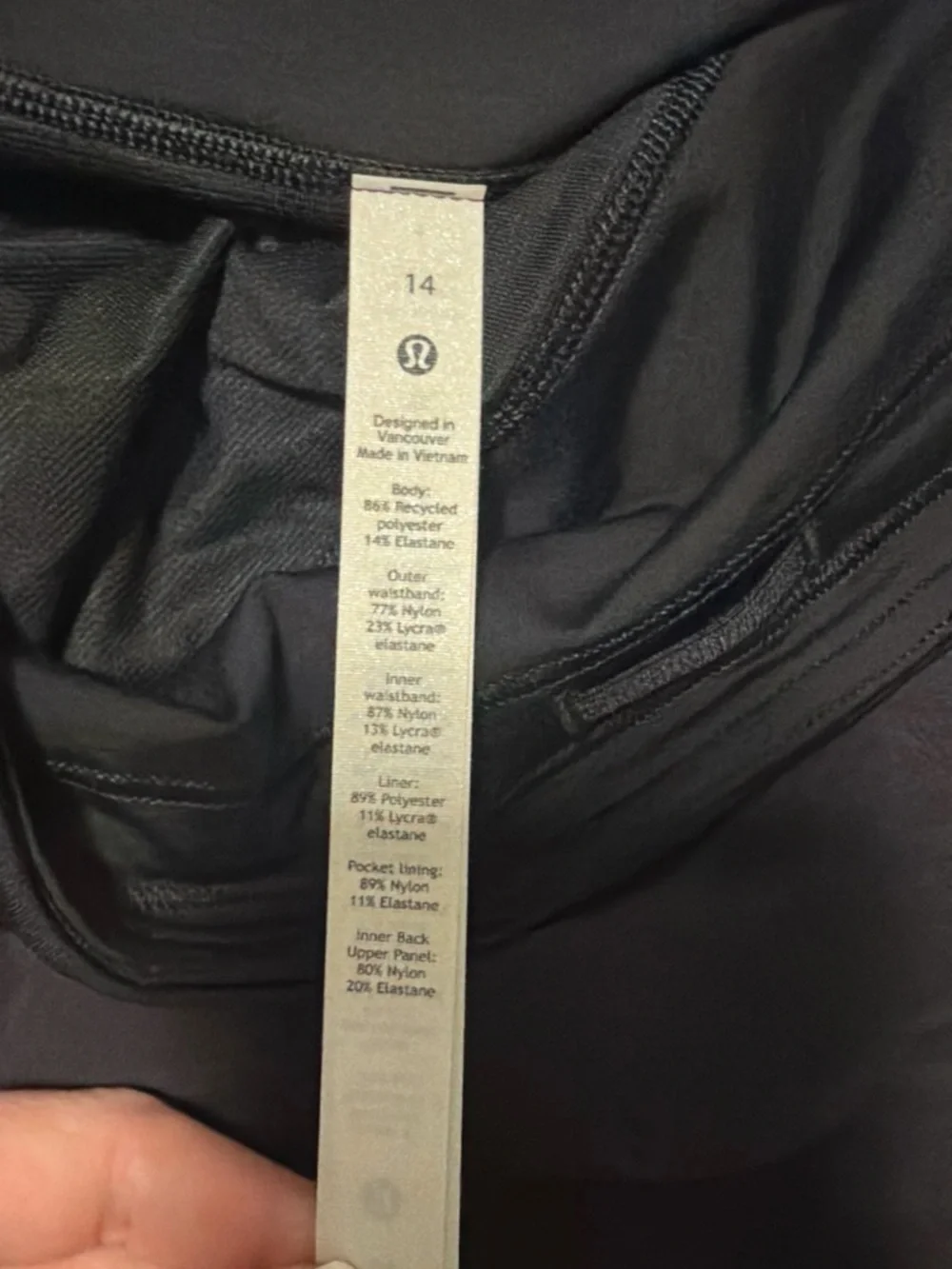 lululemon athletica Black Athletic Shorts